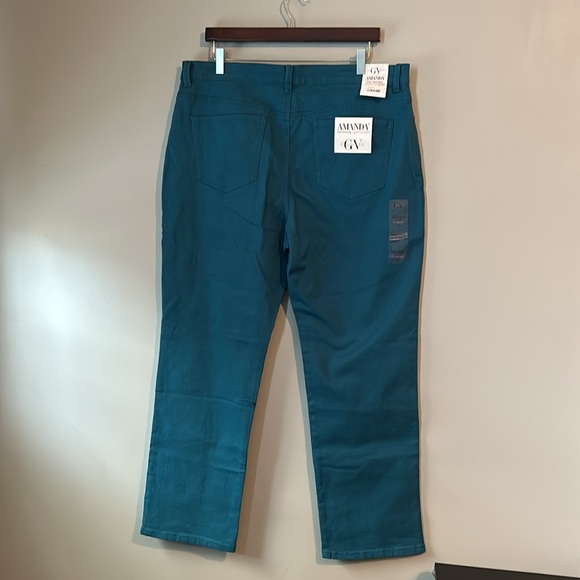 Blue Amanda Slimming Jeans Gloria Vanderbilt NWT Size 18 Short - Picture 5 of 10